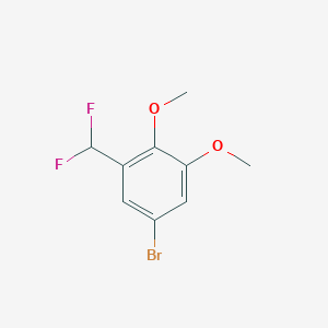 5-Bromo-1-(difluoromethyl)-2,3-dimethoxybenzene