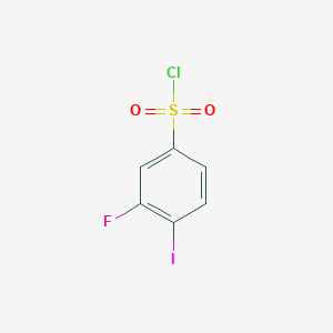 3-Fluoro-4-iodobenzenesulfonyl chloride