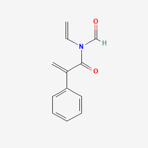 N-ethenyl-N-formyl-2-phenylprop-2-enamide