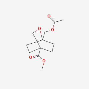 Methyl 1-[(acetyloxy)methyl]-2-oxabicyclo[2.2.2]octane-4-carboxylate