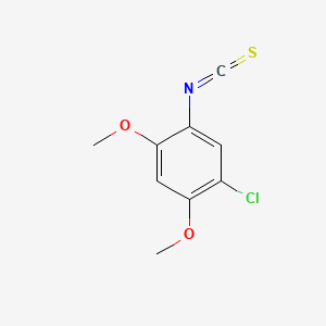 molecular formula C9H8ClNO2S B1345698 5-Chloro-2,4-dimethoxyphenyl isothiocyanate CAS No. 40046-27-3