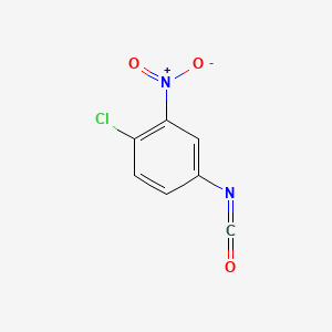 molecular formula C7H3ClN2O3 B1345699 4-Chloro-3-nitrophenyl isocyanate CAS No. 40397-96-4