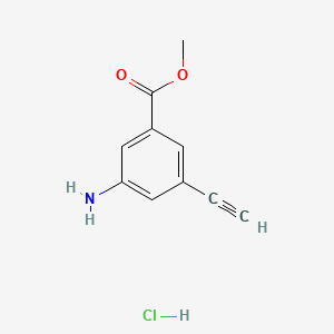 Methyl 3-amino-5-ethynylbenzoate hydrochloride