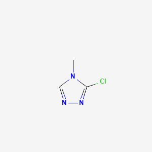 molecular formula C3H4ClN3 B1345711 3-Chloro-4-methyl-4H-1,2,4-triazole CAS No. 56616-87-6