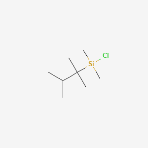 molecular formula C8H19ClSi B1345715 氯代(二甲基)己基硅烷 CAS No. 67373-56-2