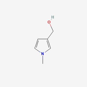 molecular formula C6H9NO B1345734 1H-Pyrrole-3-methanol, 1-methyl- CAS No. 68384-83-8