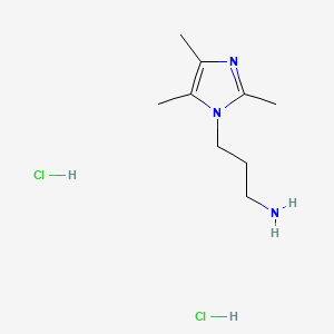 3-(2,4,5-trimethyl-1H-imidazol-1-yl)propan-1-amine dihydrochloride