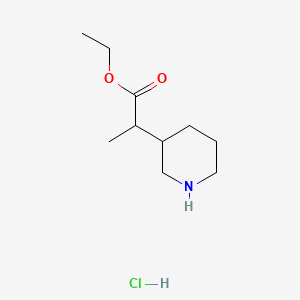 Ethyl 2-(piperidin-3-yl)propanoate hydrochloride