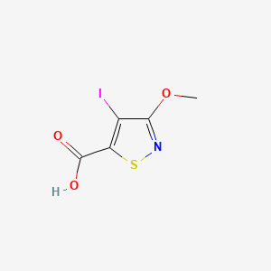 4-Iodo-3-methoxy-1,2-thiazole-5-carboxylic acid