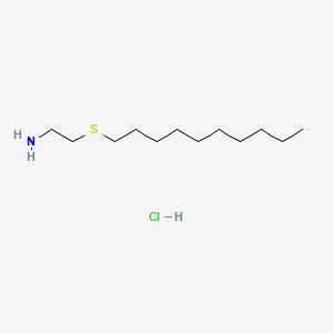 molecular formula C12H28ClNS B1345736 2-(Decylthio)ethanamine hydrochloride CAS No. 36362-09-1