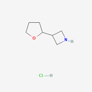 3-(Oxolan-2-yl)azetidine hydrochloride