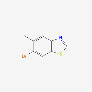 Benzothiazole, 6-bromo-5-methyl-