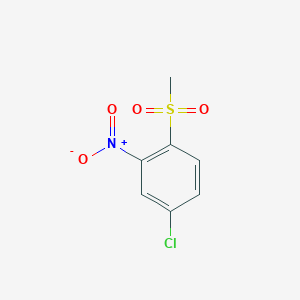 molecular formula C7H6ClNO4S B1345748 4-Chloro-2-nitrophenyl methyl sulfone CAS No. 2163-97-5