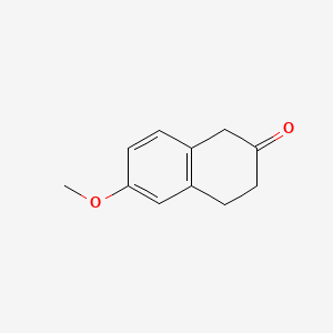 molecular formula C11H12O2 B1345760 6-甲氧基-2-四氢萘酮 CAS No. 2472-22-2