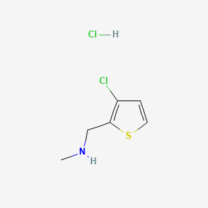 [(3-Chlorothiophen-2-yl)methyl](methyl)amine hydrochloride