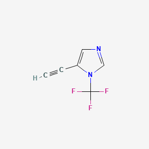 5-ethynyl-1-(trifluoromethyl)-1H-imidazole