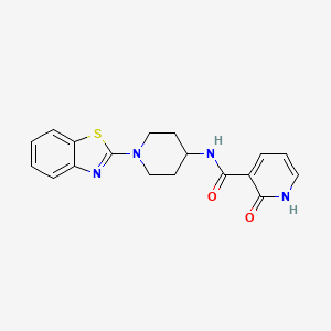 N-[1-(1,3-benzothiazol-2-yl)piperidin-4-yl]-2-hydroxypyridine-3-carboxamide