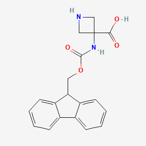 3-((((9H-Fluoren-9-YL)methoxy)carbonyl)amino)azetidine-3-carboxylic acid