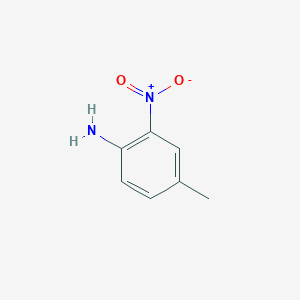 molecular formula C₇H₈N₂O₂ B134579 4-甲基-2-硝基苯胺 CAS No. 89-62-3