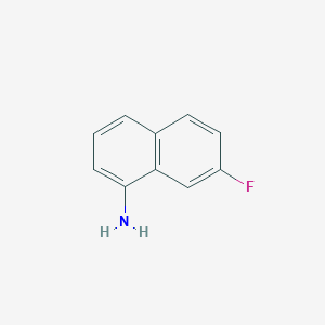molecular formula C10H8FN B1345795 7-Fluoronaphthalen-1-amine CAS No. 13916-95-5