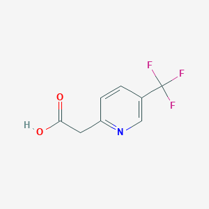 molecular formula C8H6F3NO2 B1345801 2-(5-(三氟甲基)吡啶-2-基)乙酸 CAS No. 785762-99-4