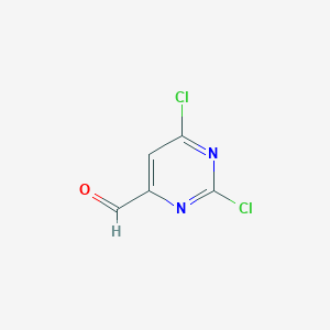 molecular formula C5H2Cl2N2O B1345805 2,6-Dichloropyrimidine-4-carbaldehyde CAS No. 933746-24-8