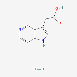 2-{1H-pyrrolo[3,2-c]pyridin-3-yl}aceticacidhydrochloride