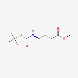 methyl (4R)-4-{[(tert-butoxy)carbonyl]amino}-2-methylidenepentanoate