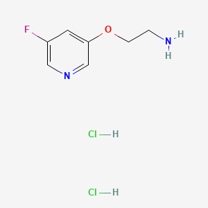 2-[(5-Fluoropyridin-3-yl)oxy]ethan-1-amine dihydrochloride