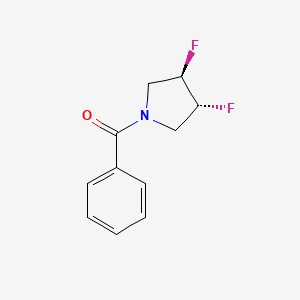 rac-(3R,4R)-1-benzoyl-3,4-difluoropyrrolidine