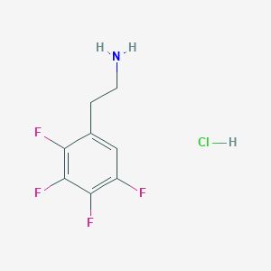 2-(2,3,4,5-Tetrafluorophenyl)ethan-1-amine hydrochloride