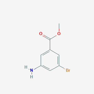 molecular formula C8H8BrNO2 B1345813 Methyl 3-amino-5-bromobenzoate CAS No. 706791-83-5