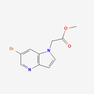 methyl 2-{6-bromo-1H-pyrrolo[3,2-b]pyridin-1-yl}acetate