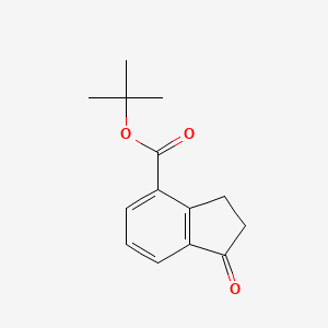 tert-butyl 1-oxo-2,3-dihydro-1H-indene-4-carboxylate