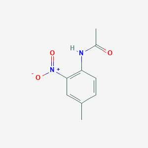 molecular formula C₉H₁₀N₂O₃ B134584 N-(4-Methyl-2-nitrophenyl)acetamide CAS No. 612-45-3