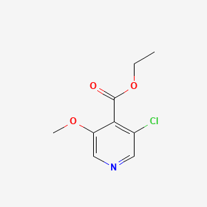 Ethyl 3-chloro-5-methoxypyridine-4-carboxylate