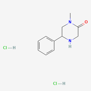 1-Methyl-5-phenylpiperazin-2-one dihydrochloride