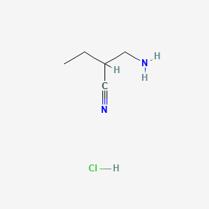 2-(Aminomethyl)butanenitrile hydrochloride