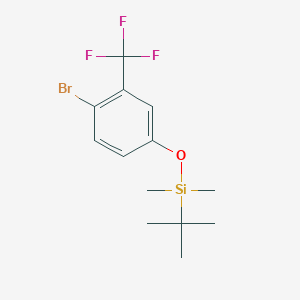 1-Bromo-4-(tert-butyldimethylsilanyloxy)-2-trifluoromethylbenzene