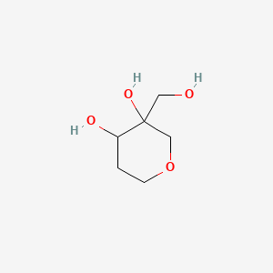 3-(Hydroxymethyl)oxane-3,4-diol