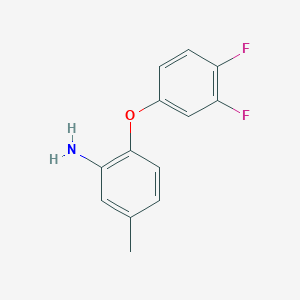 B1345848 2-(3,4-Difluorophenoxy)-5-methylaniline CAS No. 946773-98-4