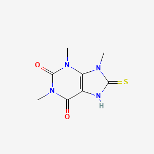 Isocaffeine, 8-mercapto-