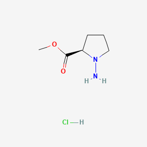 methyl (2R)-1-aminopyrrolidine-2-carboxylate hydrochloride