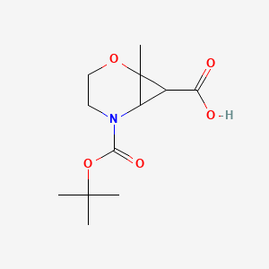 5-[(Tert-butoxy)carbonyl]-1-methyl-2-oxa-5-azabicyclo[4.1.0]heptane-7-carboxylic acid