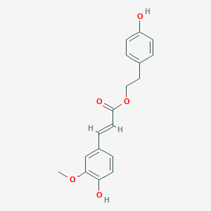 molecular formula C18H18O5 B134589 p-Hydroxyphenethyl trans-ferulate CAS No. 84873-15-4