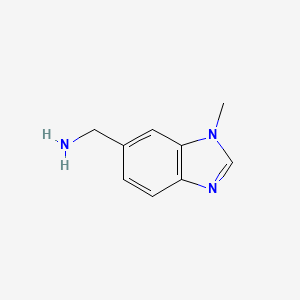 (1-methyl-1H-1,3-benzodiazol-6-yl)methanamine