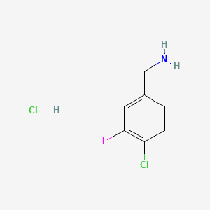 1-(4-Chloro-3-iodophenyl)methanamine hydrochloride