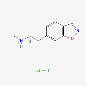 [1-(1,2-Benzoxazol-6-yl)propan-2-yl](methyl)amine hydrochloride