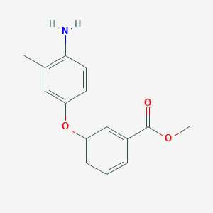 B1345907 Methyl 3-(4-amino-3-methylphenoxy)benzoate CAS No. 946786-12-5
