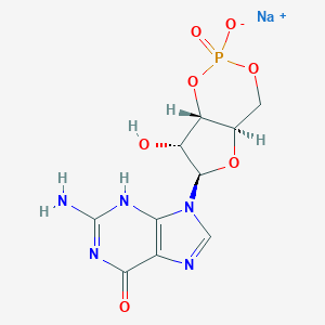 molecular formula C10H11N5NaO7P B134592 环磷酸鸟苷 CAS No. 40732-48-7